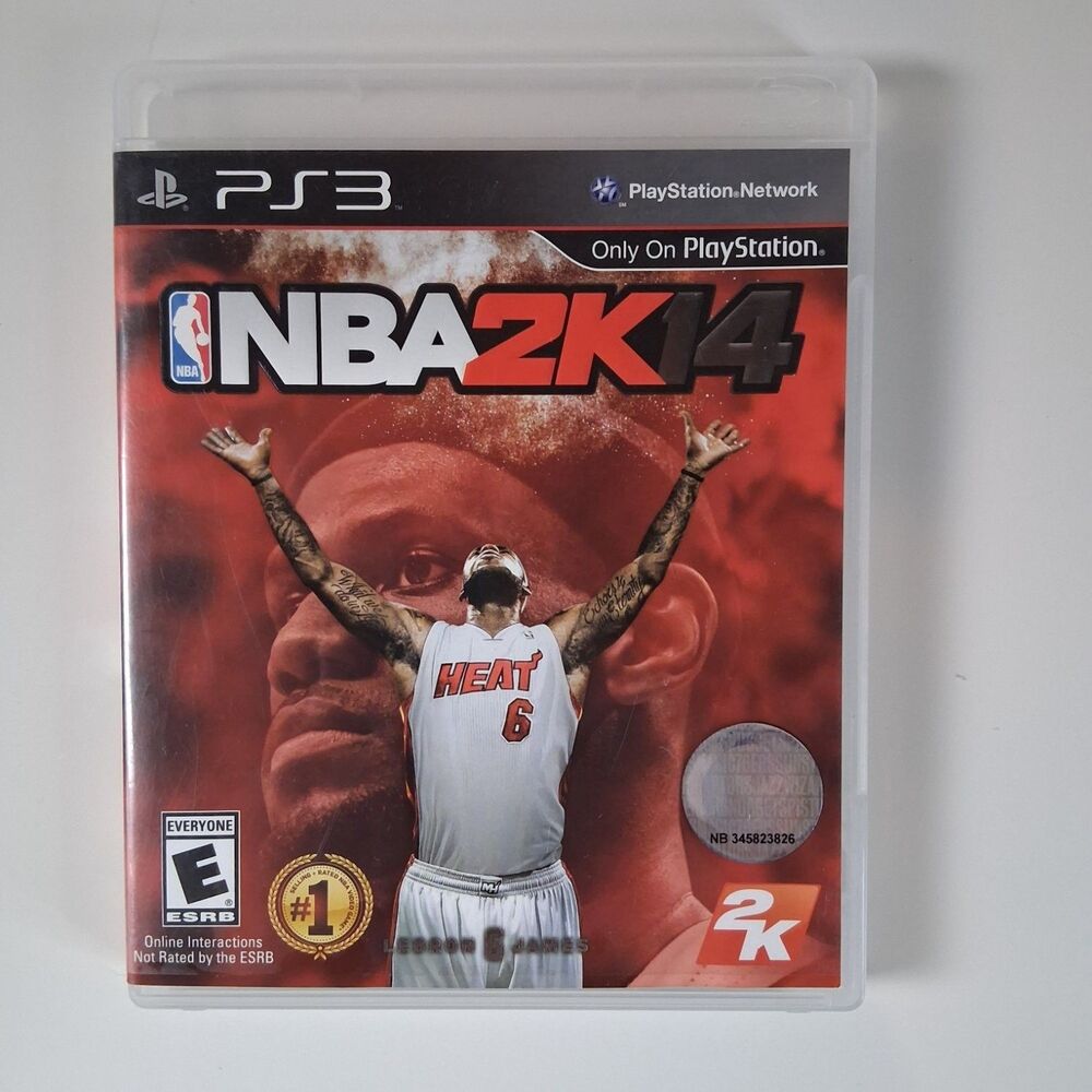 NBA 2K14 Sony PlayStation 3 PS3 Video Game 2K Sports 2013 CIB Red White Black